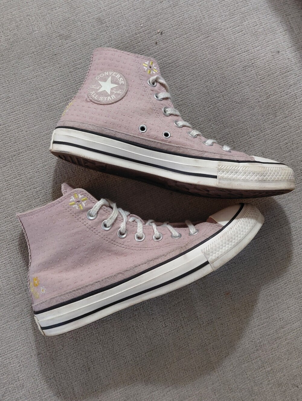 Converse Chuck Taylor All Star High Top Sneakers In Dusty Rose Lilac Women's 10